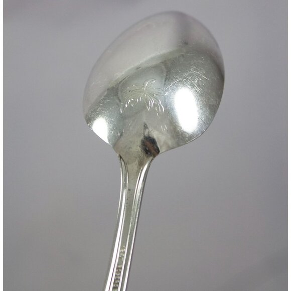 Rogers Bros XS Triple Silverplate Old Colony Serving/Tablespoons Lot of 5 Mono - Picture 8 of 13